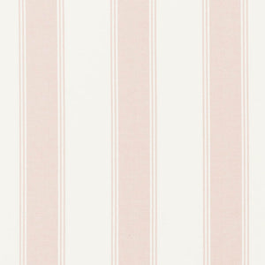 SCHUMACHER RAFE STRIPE FABRIC / QUIET PINK