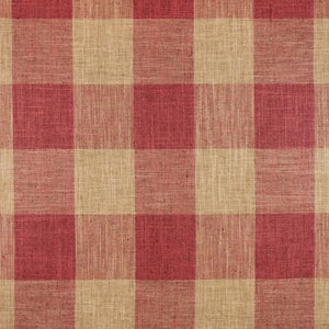 5 Colors Plaid Upholstery Drapery Fabric Beige Blue Red Black / RMIL13