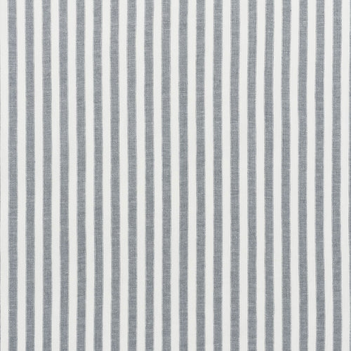 SCHUMACHER REGATTA LINEN STRIPE FABRIC / LAGOON