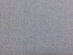 Royal Blue Beige Herringbone Geometric Mid Century Modern Water & Stain Resistant Upholstery Fabric