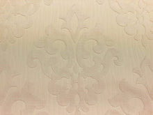 Load image into Gallery viewer, Reversible Cream Ivory Medallion Damask Chenille Upholstery Drapery Fabric