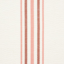 Load image into Gallery viewer, SCHUMACHER SCARSET STRIPE FABRIC / ROSEWOOD