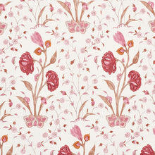 Load image into Gallery viewer, SCHUMACHER KHILANA FLORAL FABRIC / ROSE