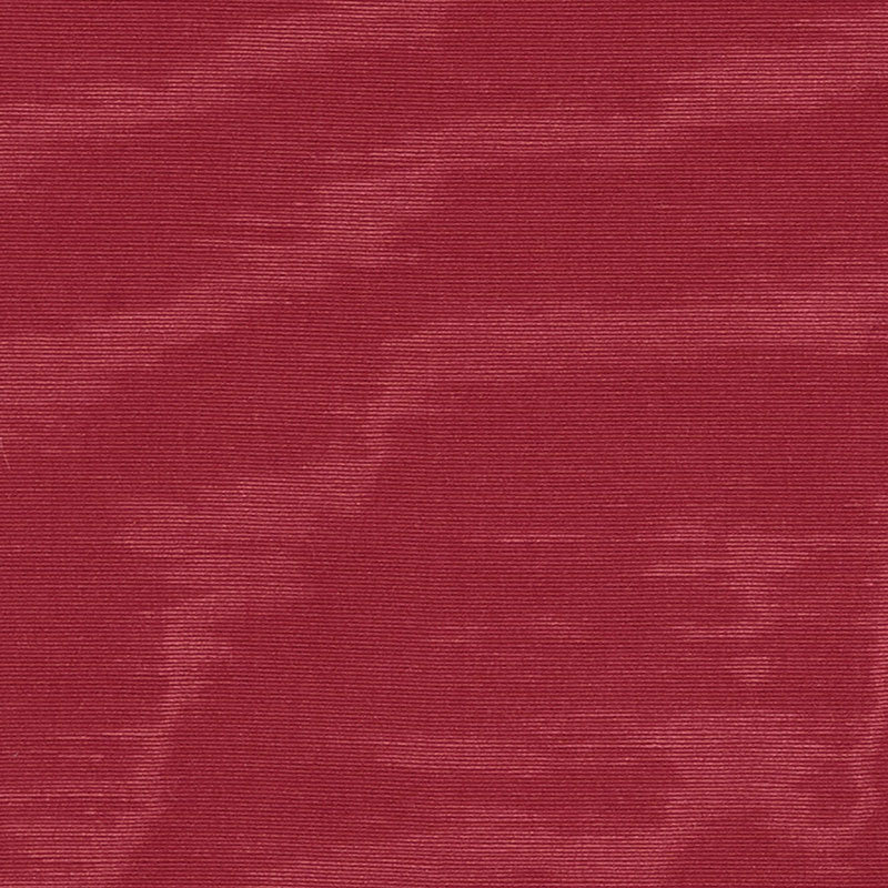 SCHUMACHER INCOMPARABLE MOIRE FABRIC / ROUGE