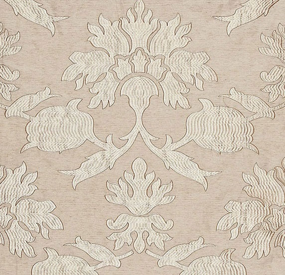 Schumacher  Roussillon embroidery fabric / Greige