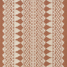 Load image into Gallery viewer, SCHUMACHER WENTWORTH EMBROIDERY FABRIC 75470 / RUST