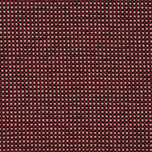 Essentials Heavy Duty Mid Century Modern Scotchgard Red Black Pink Upholstery Fabric / Wine