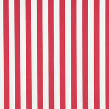 Load image into Gallery viewer, Essentials Outdoor Red White Crimson Canopy Stripe Upholstery Fabric