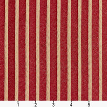 Load image into Gallery viewer, Essentials Heavy Duty Upholstery Fabric Red / Crimson Stripe
