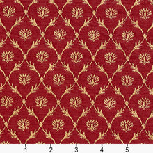 Load image into Gallery viewer, Essentials Heavy Duty Upholstery Fabric Red / Crimson Trellis