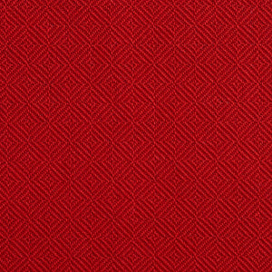 Essentials Crypton Red Geometric Diamond Upholstery Fabric / Crimson