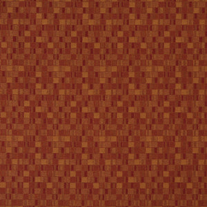 Essentials Red Orange Mustard Mosaic Upholstery Fabric / Brick