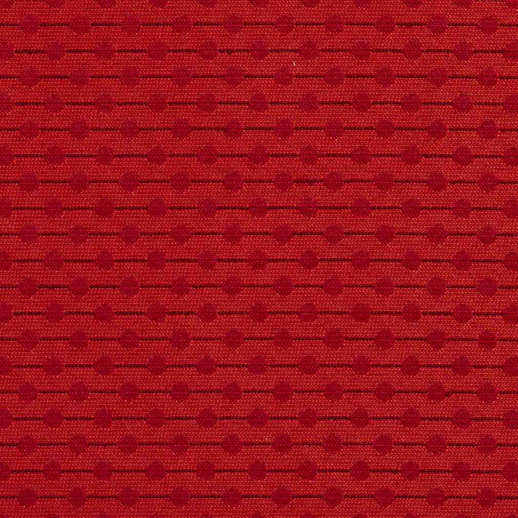 Essentials Heavy Duty Scotchgard Red Polka Dot Upholstery Fabric / Tobasco