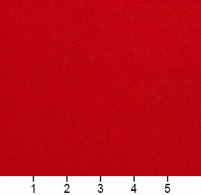 Essentials Cotton Twill Red Upholstery Fabric / Poppy