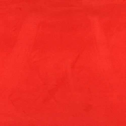 Essentials Stain Repellent Microsuede Upholstery Drapery Fabric Red / Poppy