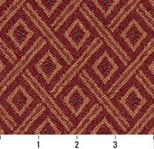 Load image into Gallery viewer, Essentials Crypton Upholstery Fabric Red / Wine Diamond