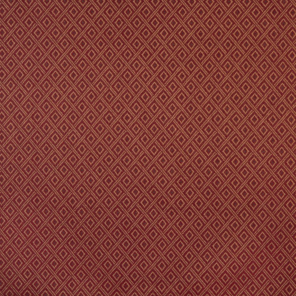Essentials Crypton Upholstery Fabric Red / Wine Diamond