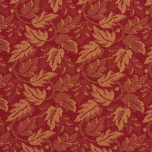 Load image into Gallery viewer, Essentials Crypton Upholstery Fabric Red / Wine Leaf