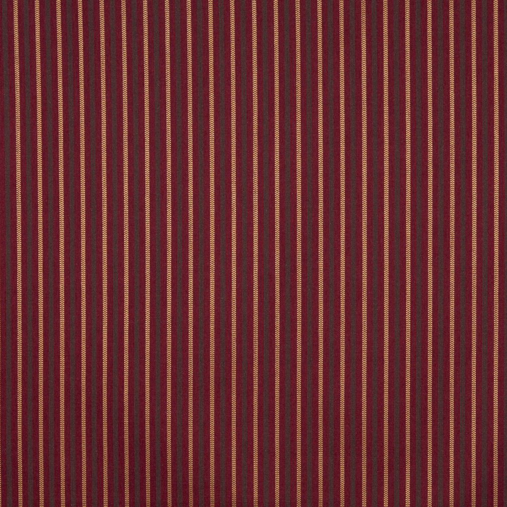 Essentials Crypton Upholstery Fabric Red / Wine Stripe