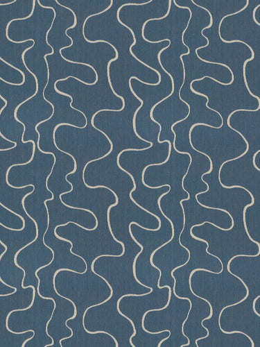 2 Colorways Upholstery Fabric Abstract Blue Green