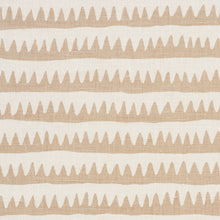 Load image into Gallery viewer, SCHUMACHER CORFU STRIPE FABRIC / SAND