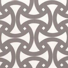 Load image into Gallery viewer, SCHUMACHER SANTORINI PRINT INDOOR OUTDOOR FABRIC / FOG