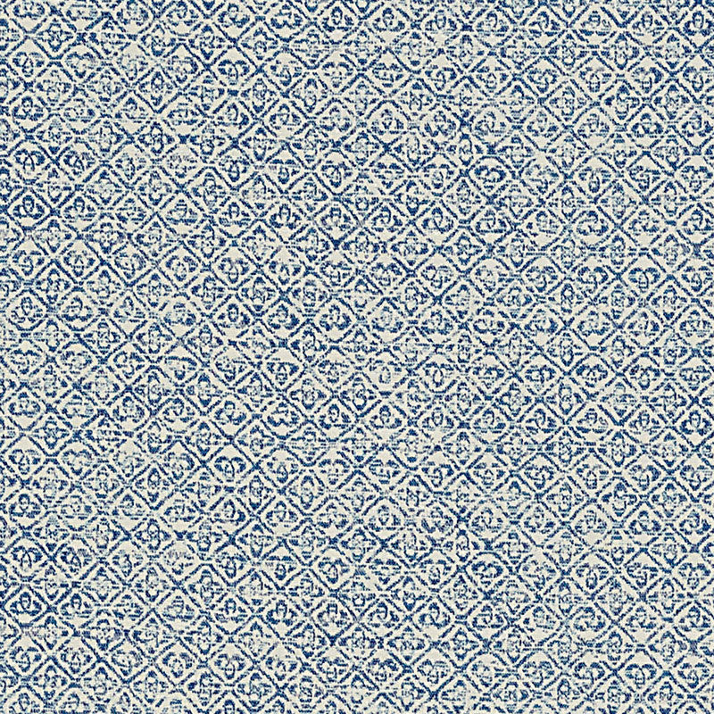 SCHUMACHER SARONG WEAVE FABRIC / INDIGO