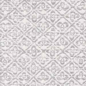 SCHUMACHER SARONG WEAVE FABRIC / GREY