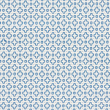 Load image into Gallery viewer, SCHUMACHER SCOUT EMBROIDERY FABRIC / BLUE