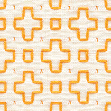 Load image into Gallery viewer, SCHUMACHER SCOUT EMBROIDERY FABRIC / ORANGE