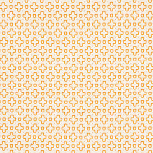 SCHUMACHER SCOUT EMBROIDERY FABRIC / ORANGE