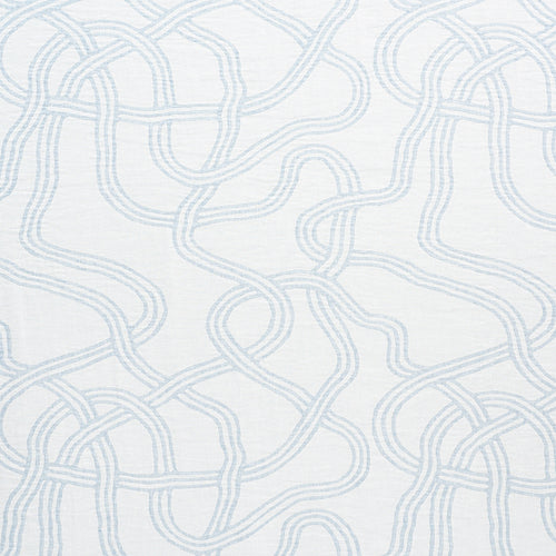SCHUMACHER SEABURY FABRIC / LIGHT BLUE