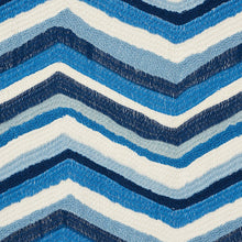 Load image into Gallery viewer, SCHUMACHER SHASTA EMBROIDERY FABRIC / BLUE