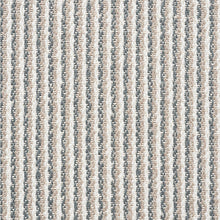 Load image into Gallery viewer, SCHUMACHER SHORELINE STRIPE INDOOR OUTDOOR FABRIC / STONE