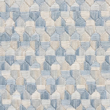 Load image into Gallery viewer, SCHUMACHER IVINS EMBROIDERY FABRIC 75121 / SKY