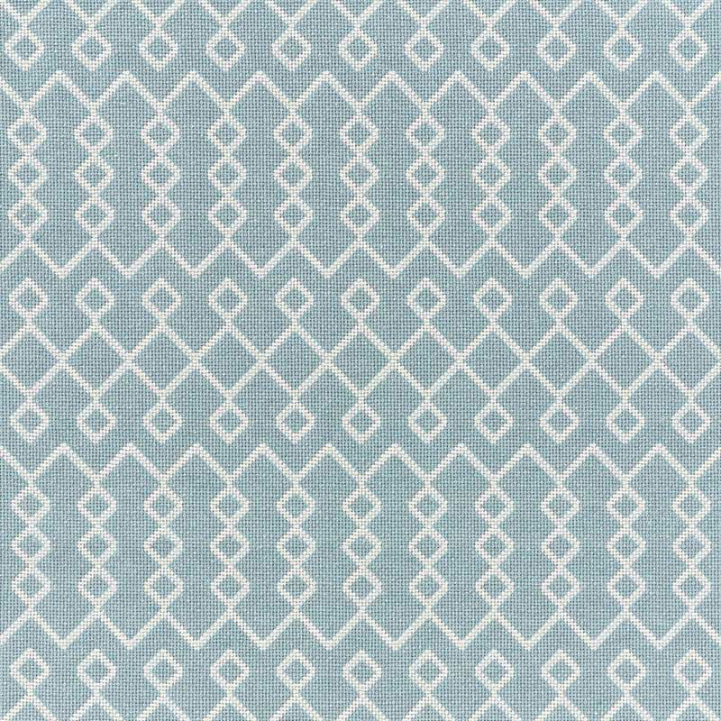 SCHUMACHER BRICOLETTE FABRIC / SKY