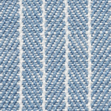 Load image into Gallery viewer, SCHUMACHER GARTER STRIPE FABRIC / SKY