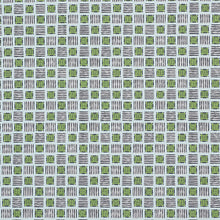 Load image into Gallery viewer, SCHUMACHER MOTTLEY GRID FABRIC / SKY &amp; PUTTING GREEN