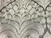 Load image into Gallery viewer, Gray Taupe Cream Geometric Medallion Upholstery Drapery Fabric
