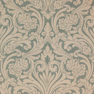 4 Colors Damask Upholstery Drapery Fabric Gold Red Aqua / RMIL14