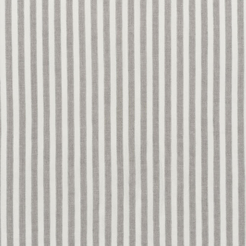 SCHUMACHER REGATTA LINEN STRIPE FABRIC / STONE