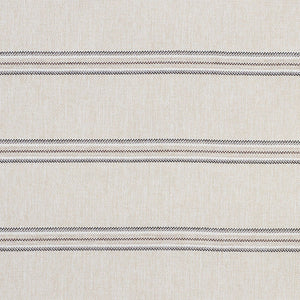 SCHUMACHER GARDEN STRIPE FABRIC 75972 / STONE