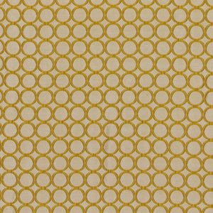 6 Colors Circle Jacquard Drapery Fabric Gold / FT7