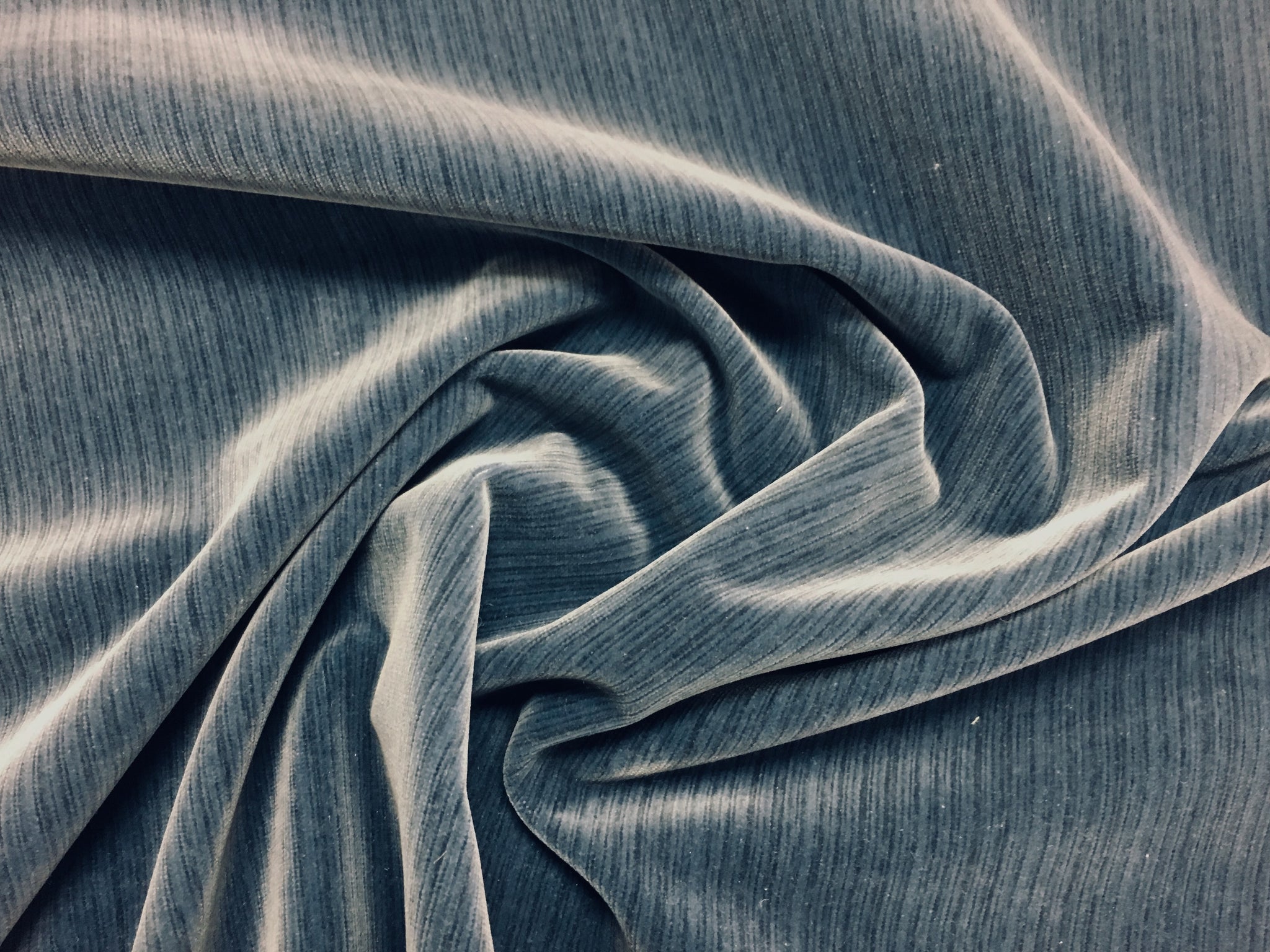 Blue Velvet Uph Fabric, Fabric Bistro, Columbia