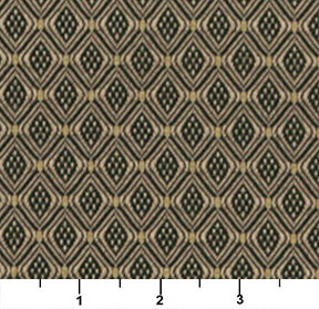 Essentials Heavy Duty Mid Century Modern Scotchgard Upholstery Fabric Sage Geometric Diamond / Pine