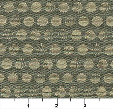 Load image into Gallery viewer, Essentials Mid Century Modern Geometric Sage Gray Polka Dot Upholstery Fabric / Ivy