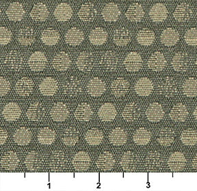 Essentials Mid Century Modern Geometric Sage Gray Polka Dot Upholstery Fabric / Ivy