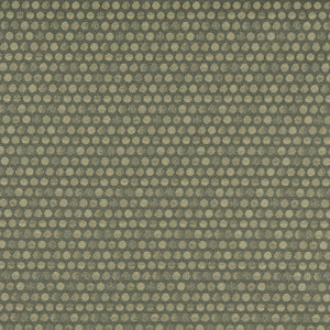 Essentials Mid Century Modern Geometric Sage Gray Polka Dot Upholstery Fabric / Ivy
