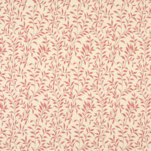 Load image into Gallery viewer, Essentials Floral Drapery Upholstery Fabric Salmon Ivory / Coral Leaf