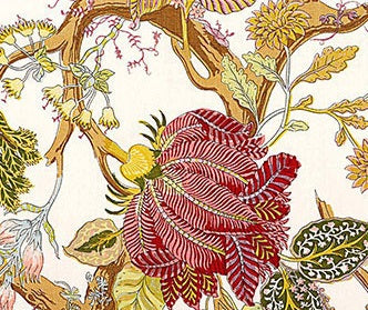 Schumacher Indian Arbre fabric / spring